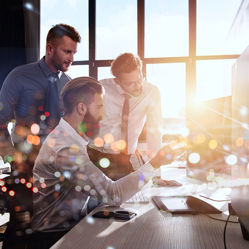 Start-up-Team plant Unternehmenswachstum