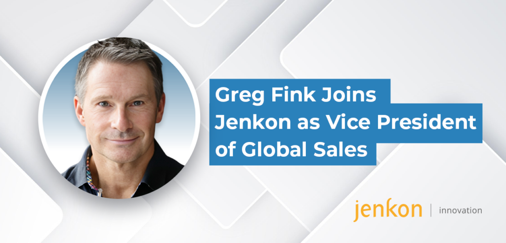 Greg Fink se une a Jenkon como Vicepresidente de Ventas Globales
